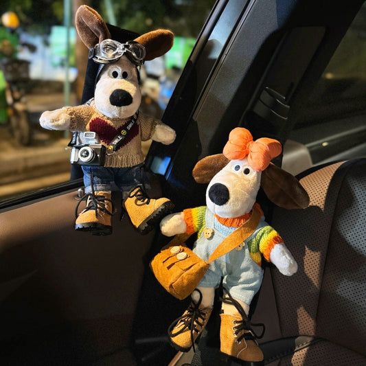 Cute Cartoon Dog Car Seat Belt Shoulder Guards – Fun, Functional Car Interior Ornaments