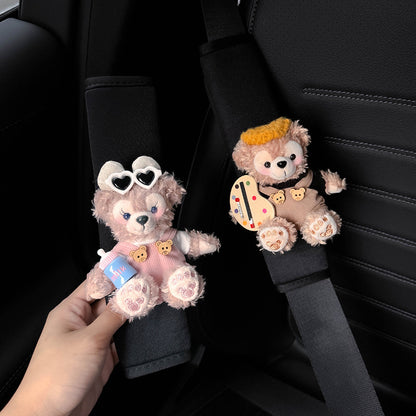 Cute Shirley Mae Car Seat Belt Shoulder Protectors – Universal Comfort &amp; Style for All Seasons