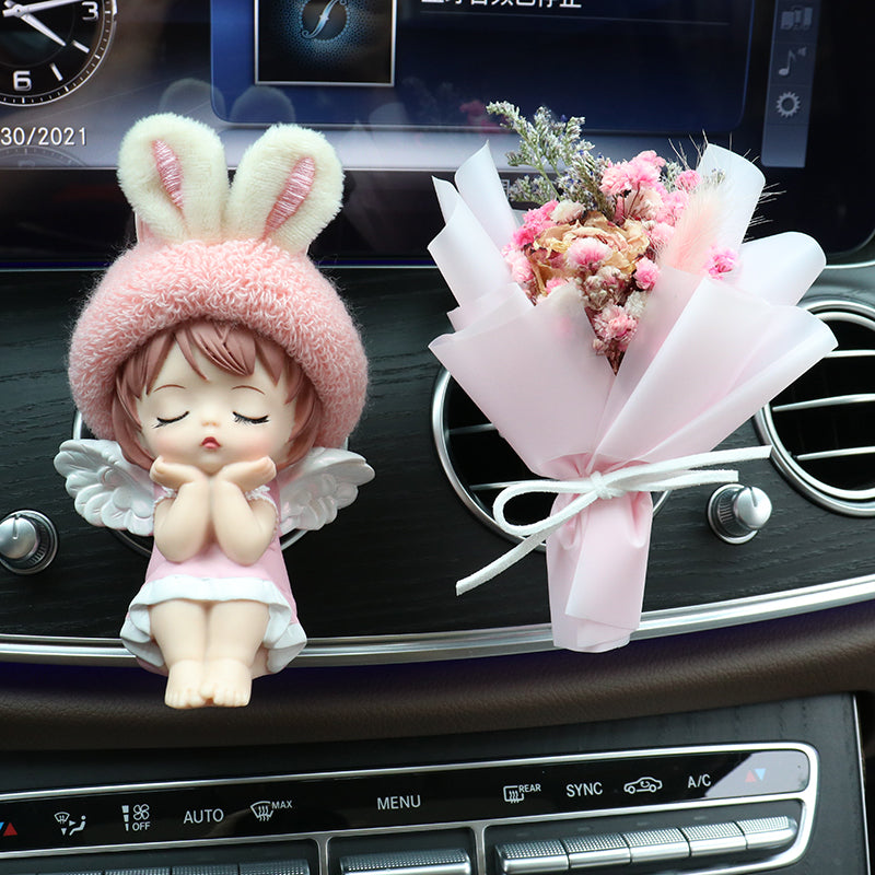 Cute Anne Angel Car Perfume Ornament – Aromatherapy Air Outlet Decoration