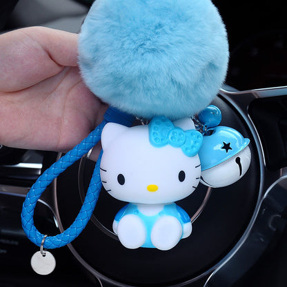 KT Cat Keychain – Hello Kitty Pendant for Creative Car Key Ring &amp; Birthday Gift