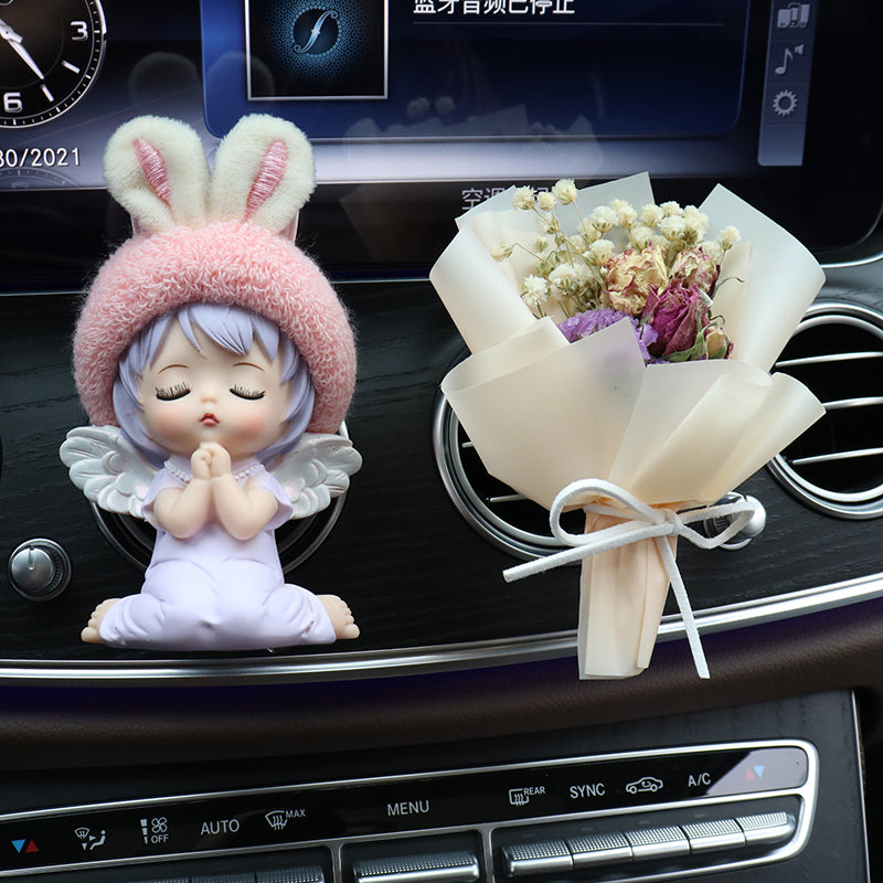 Cute Anne Angel Car Perfume Ornament – Aromatherapy Air Outlet Decoration