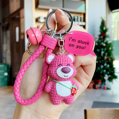 Creative Cute Bear Keychain Pendant – Versatile Cartoon Nail Clippers for Men and Women