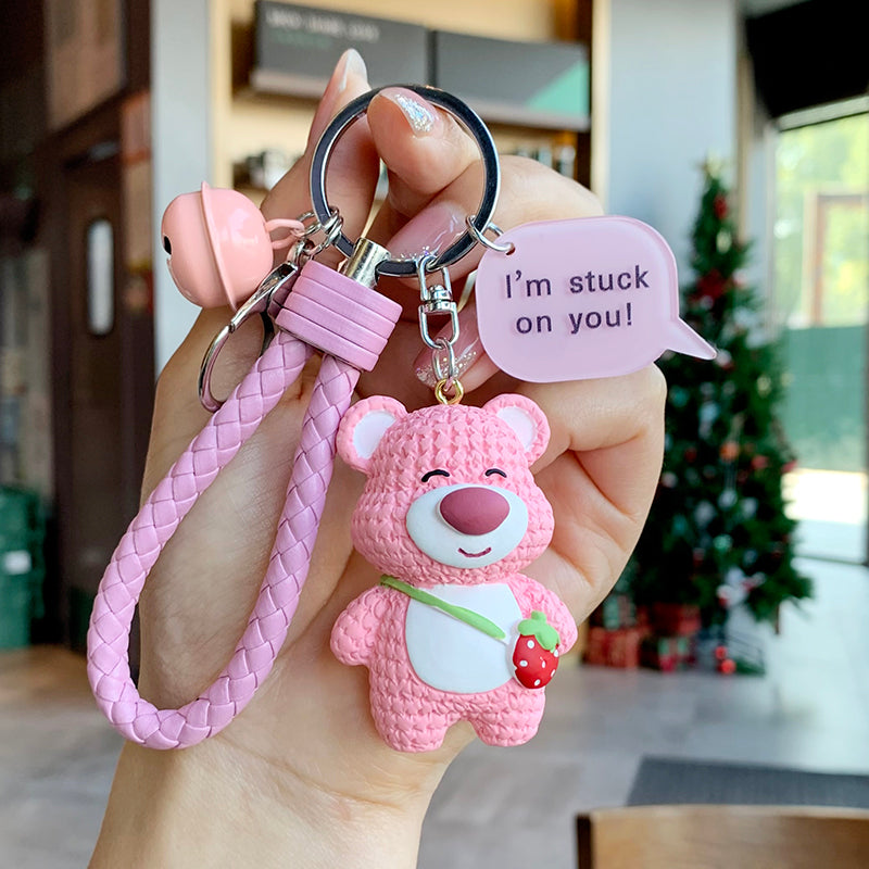 Creative Cute Bear Keychain Pendant – Versatile Cartoon Nail Clippers for Men and Women