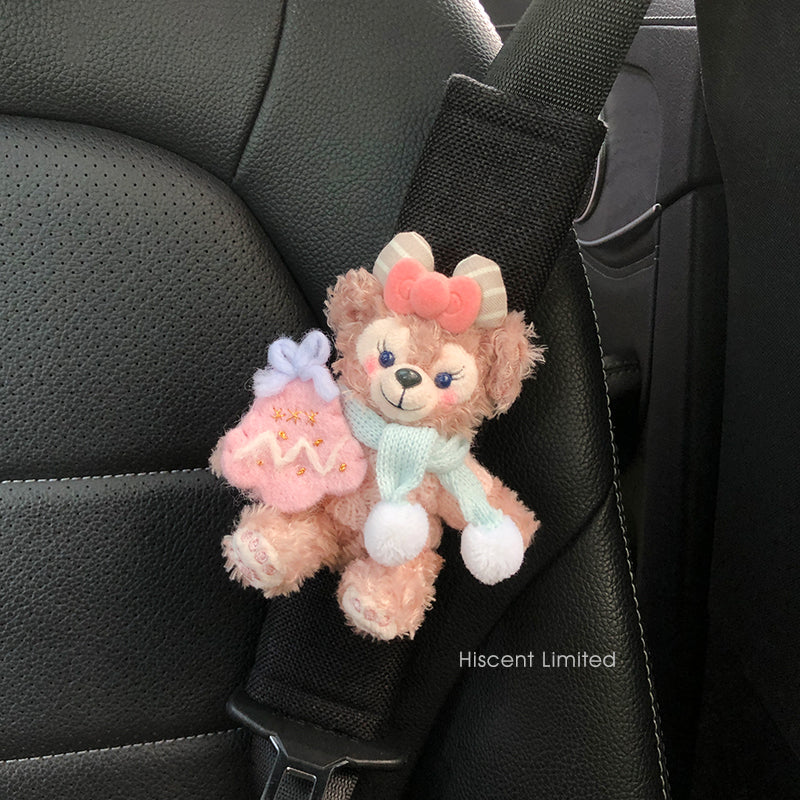 Cute Doll Car Seat Belt Shoulder Cover – Plush Protection &amp; Charming Decoration