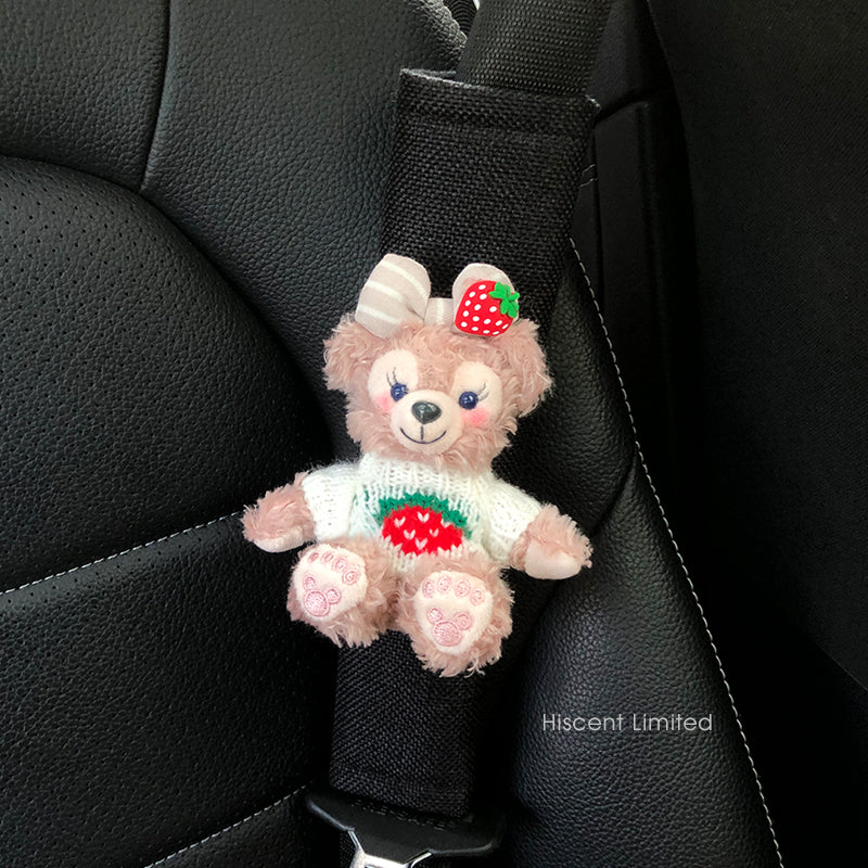 Cute Doll Car Seat Belt Shoulder Cover – Plush Protection &amp; Charming Decoration