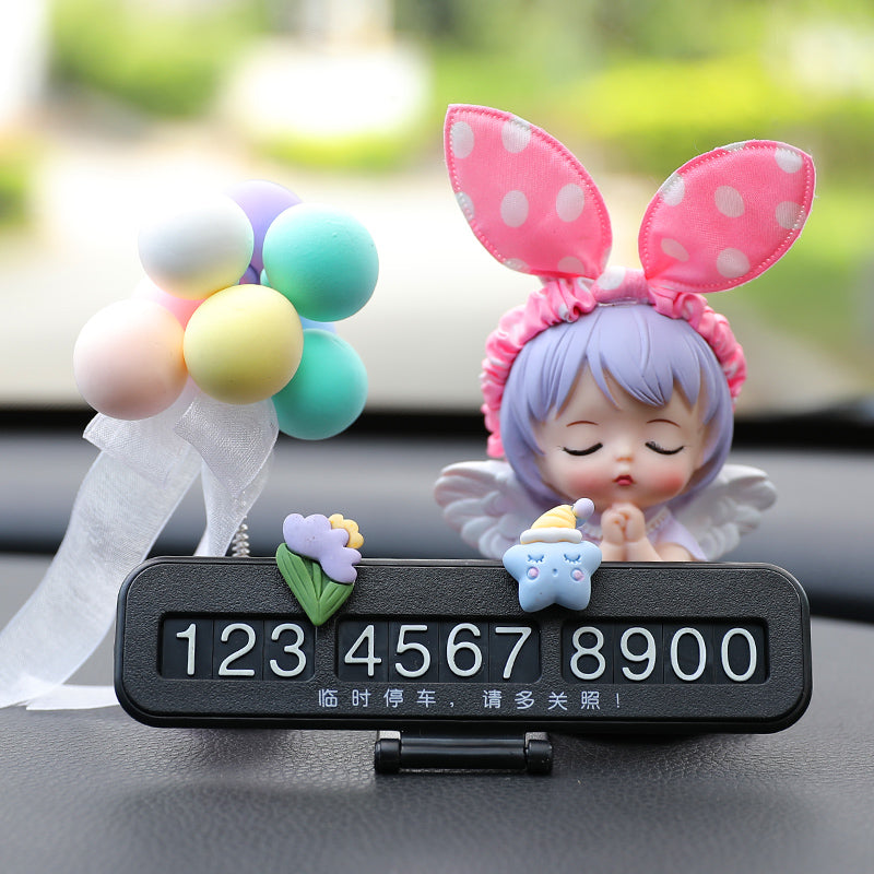 Anne Angel Baby Car Ornament – Stylish Parking Sign &amp; Decoration