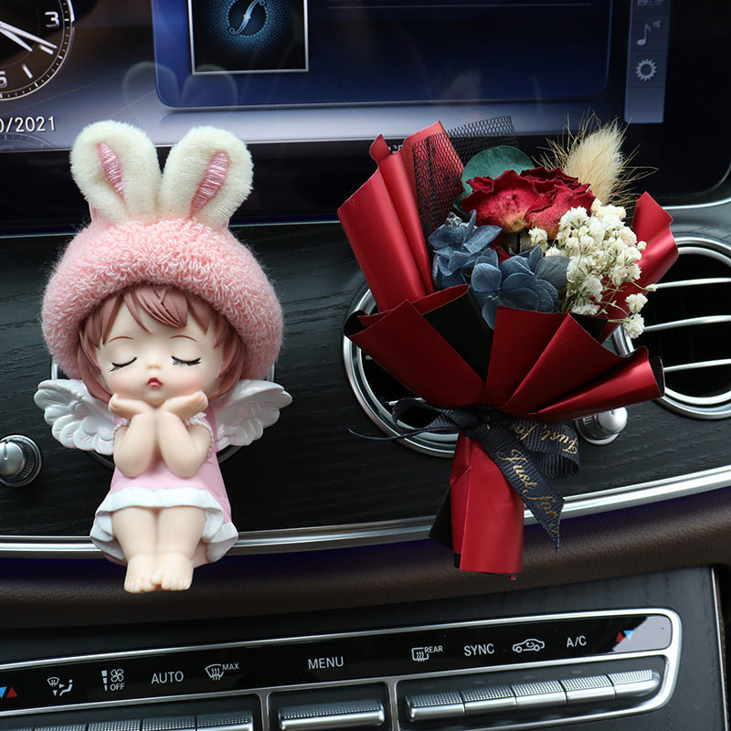 Cute Anne Angel Car Perfume Ornament – Aromatherapy Air Outlet Decoration